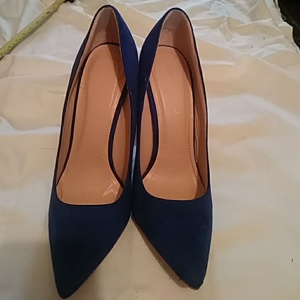 Blue shoes